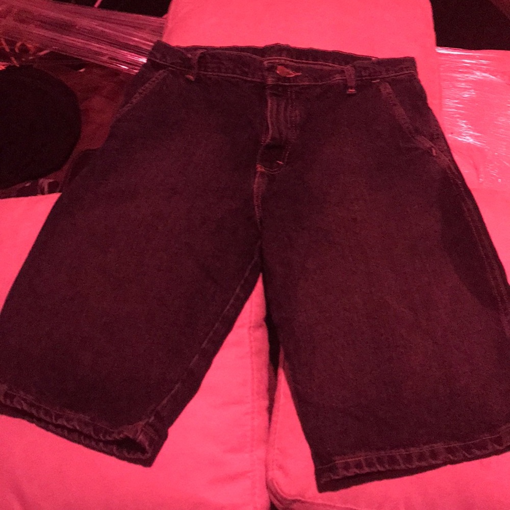 Some jean shorts
